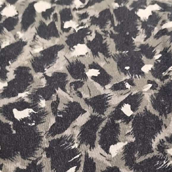 Leopard Grey & Black Soft Skinny Stretch Jeans Elastic Comfort Waist - Picture 11 of 11